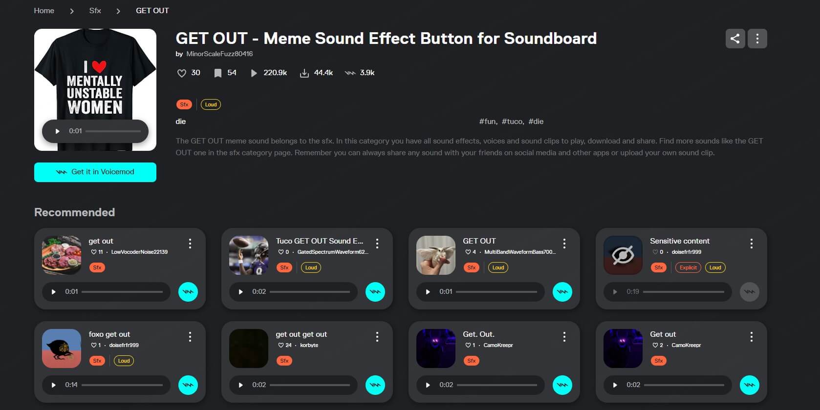 voicy tuco get out sound effect